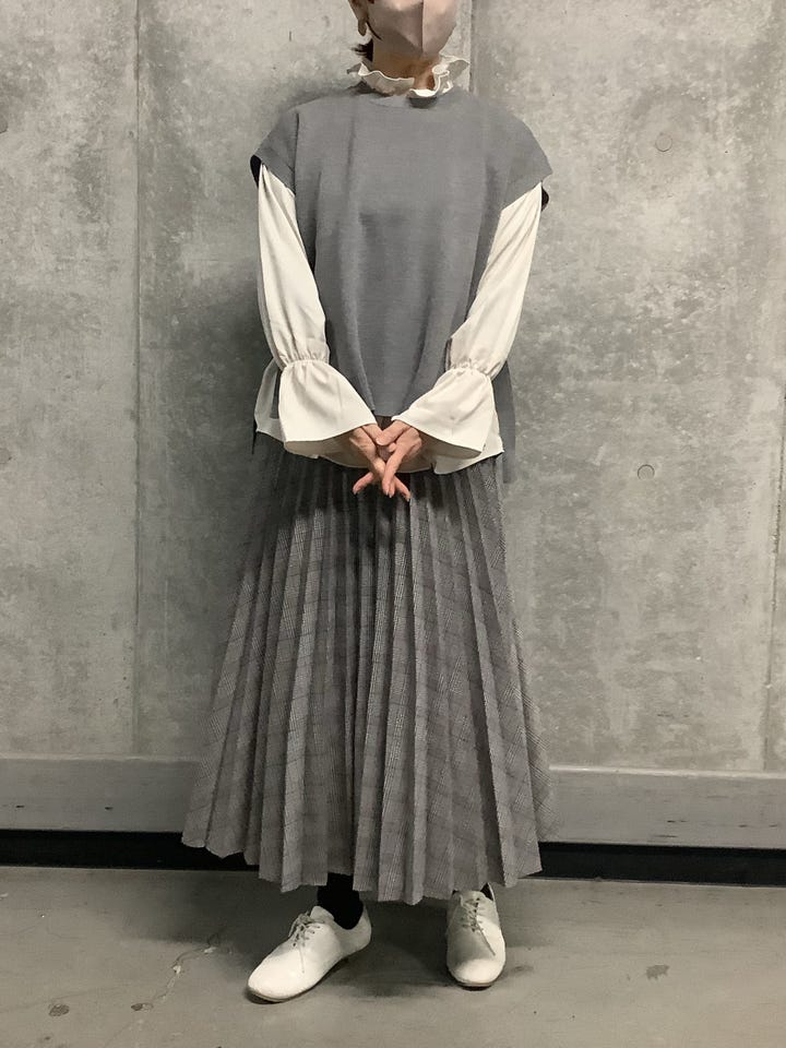 COFREX】 フリルリボン ブラウス 長袖 レディースデザインシャツ(M