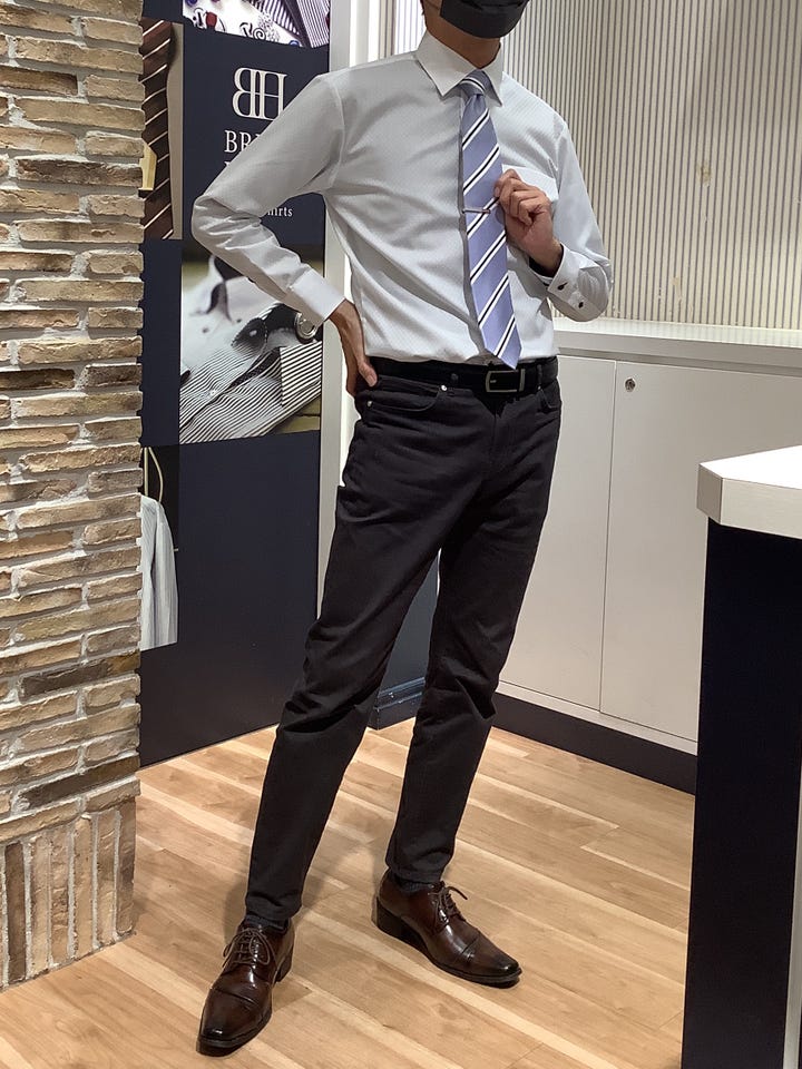 ネクタイ 絹100% サックスビジネス フォーマル(931 サックス): 東京