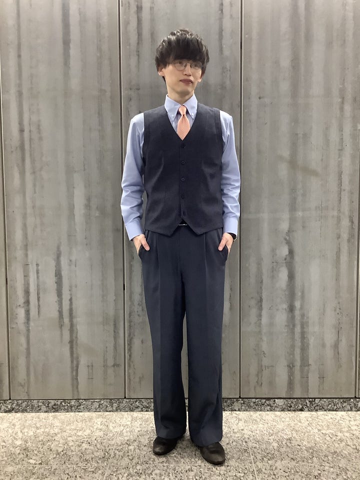 【ネイビー】ニット 前身カットソー ツイル ジレ メンズ BM05J501DP50V00-20 ニット 前身カットソー ツイル ジレ メンズ(M ネイビー): 東京シャツ
