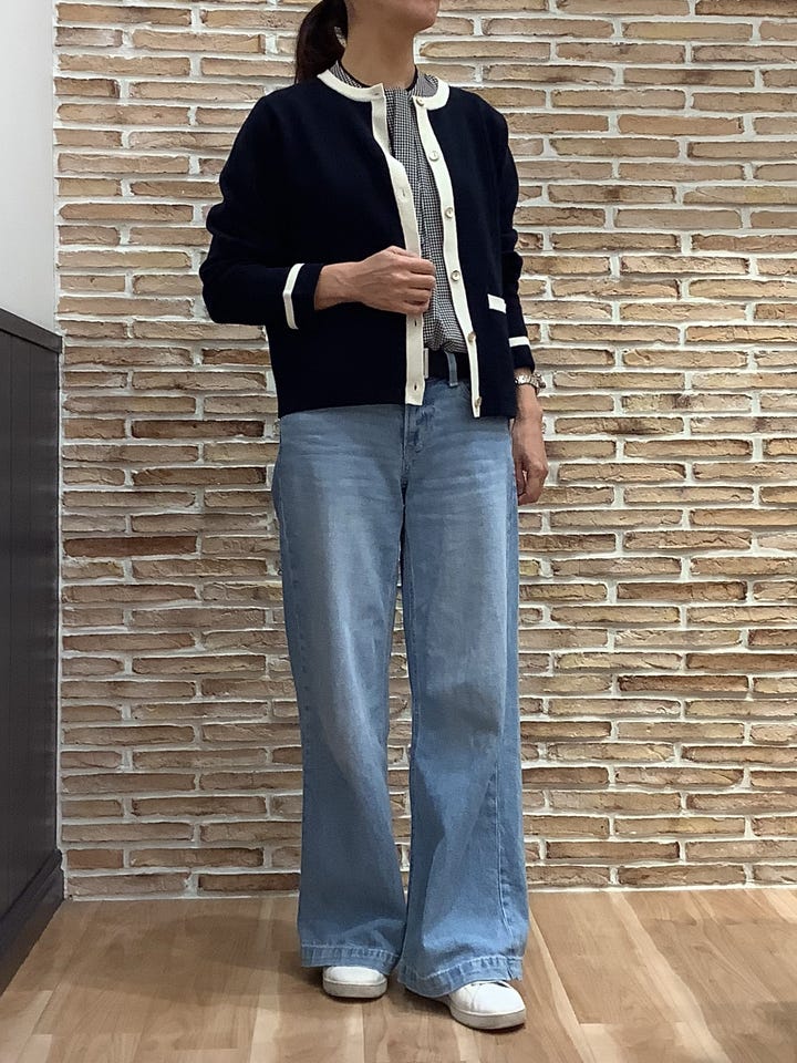 定価42900円【新品】レディース40ランバンスポールノーカラーニットブルゾン LANVIN SPORT 公式 ランバン スポール ノーカラーアウターベスト