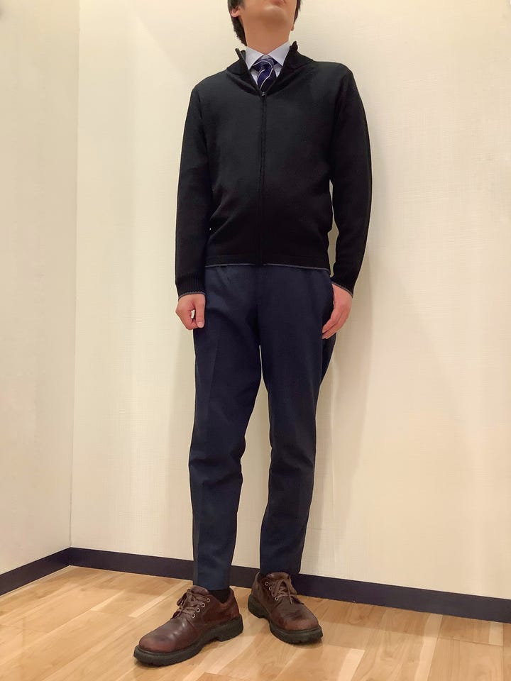 超形態安定】 ワイド 長袖 形態安定 ワイシャツ(S37-80 ブルー): 東京