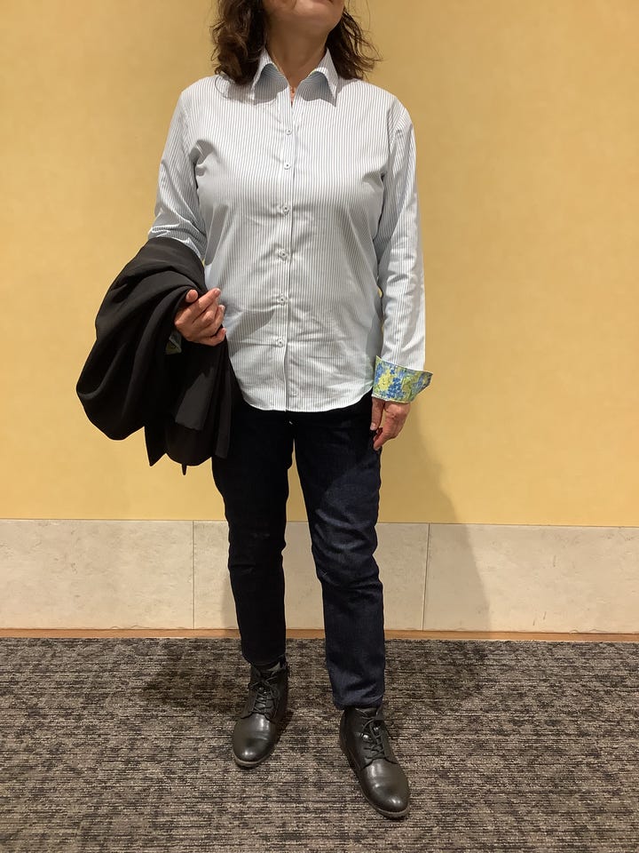 Aラインジャケット ダブルクロス素材 セットアップ可能 レディース(M