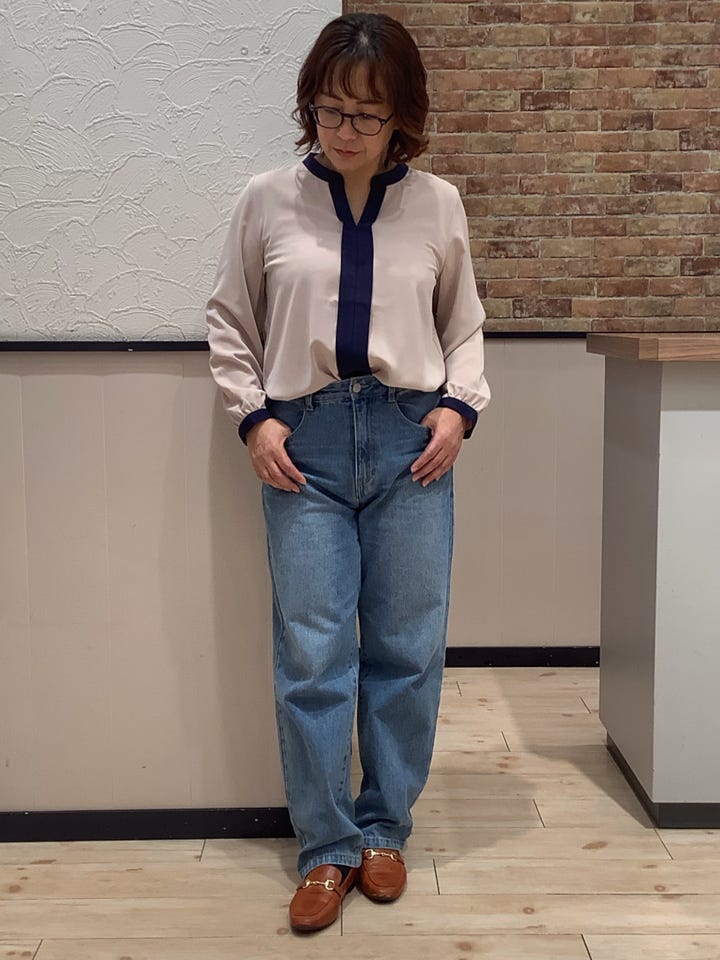 ルージュヴィフ プルオーバースキッパーブラウス 長袖シャツ 