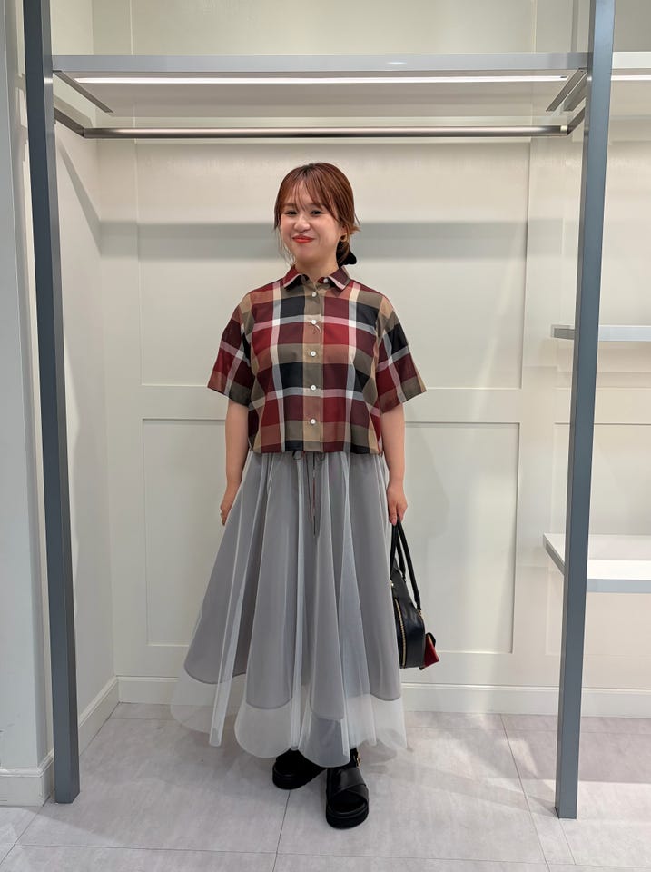 MIYANOの【吸水速乾】【防シワ】クレストブリッジチェックカラミクロス