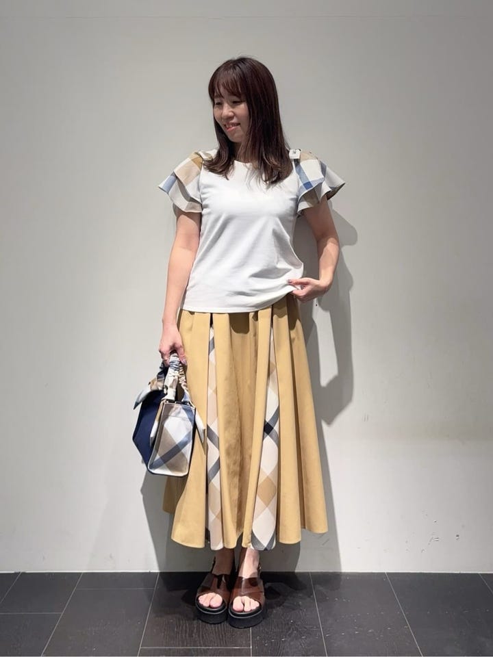 シトラテックショルダーリボンT（カットソー）｜CB CRESTBRIDGE