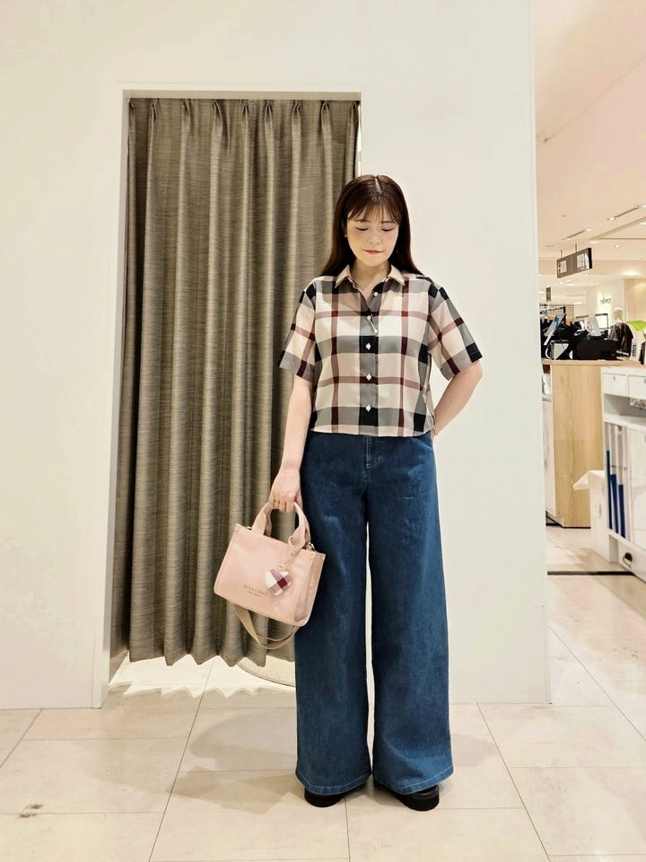 Tsuki.の【吸水速乾】【防シワ】クレストブリッジチェックカラミクロス