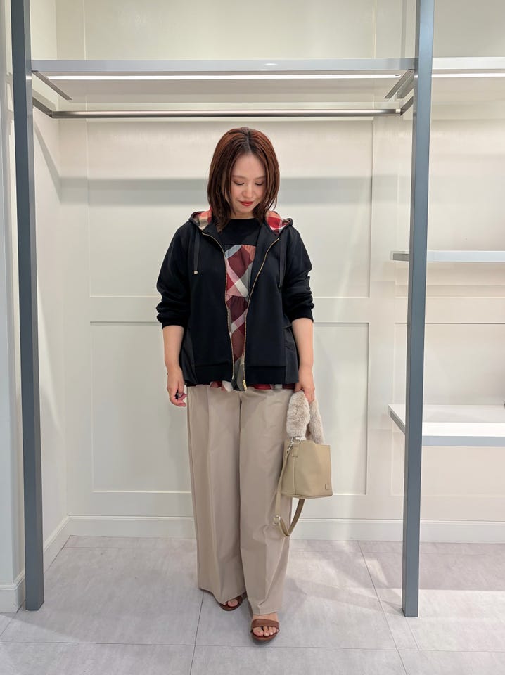 クレストブリッジチェックティアードコンビTシャツ（カットソー