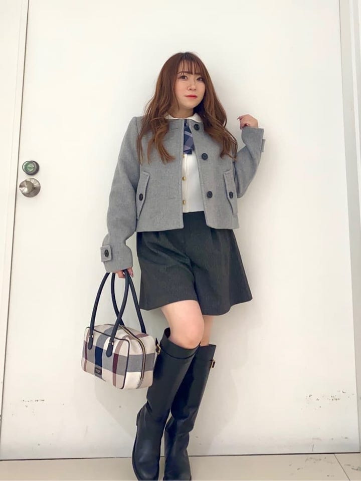 シックへリンボンキュロットパンツ（パンツ）｜BLUE LABEL CRESTBRIDGE