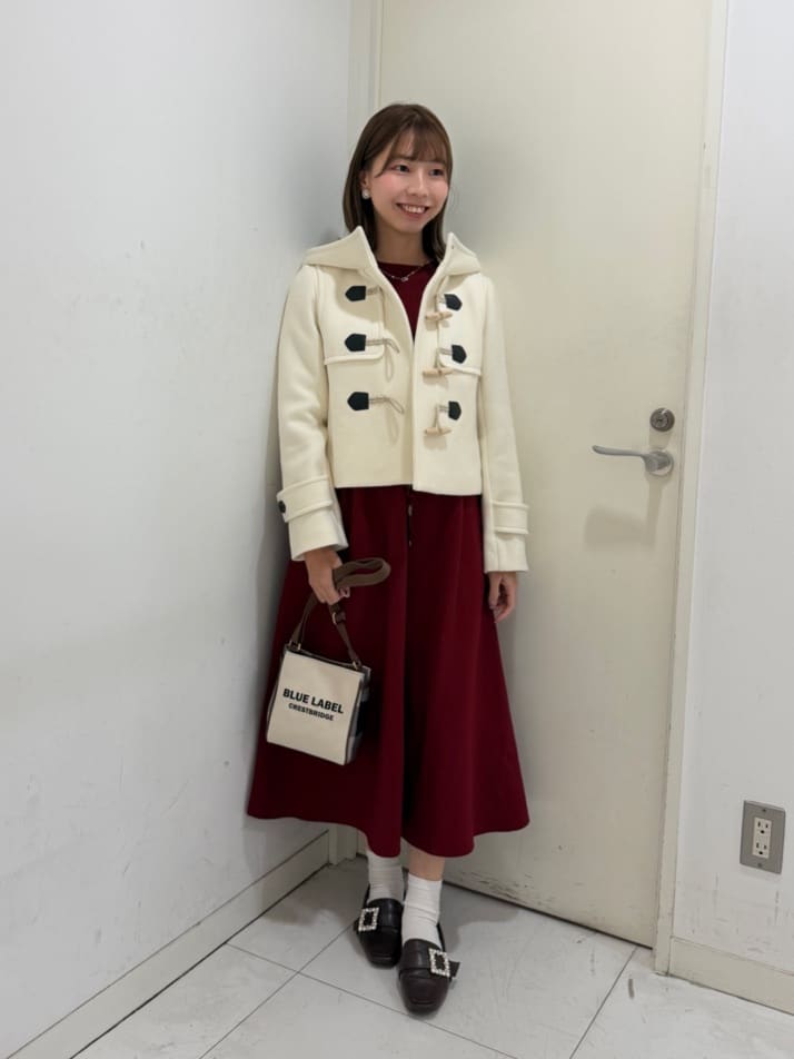 ツイルメルトンショートダッフルコート（コート）｜BLUE LABEL