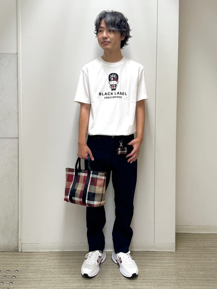 BLACK.lab】レッドクレストブリッジチェックコンビビブラムスニーカー