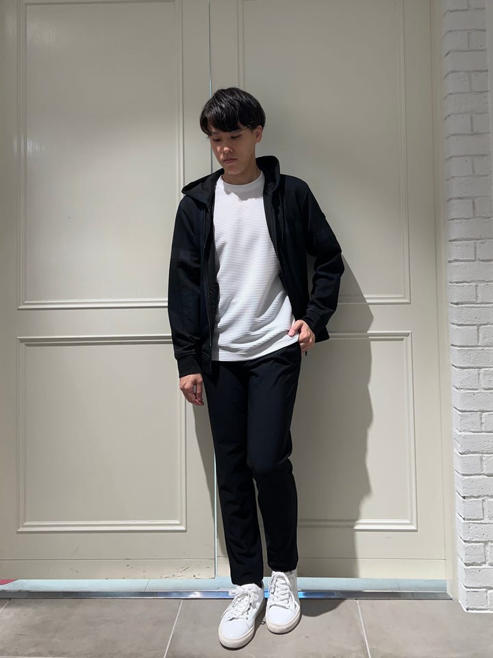 BLACK lab.】ブロックメッシュスキニートラウザーズ（カジュアルパンツ