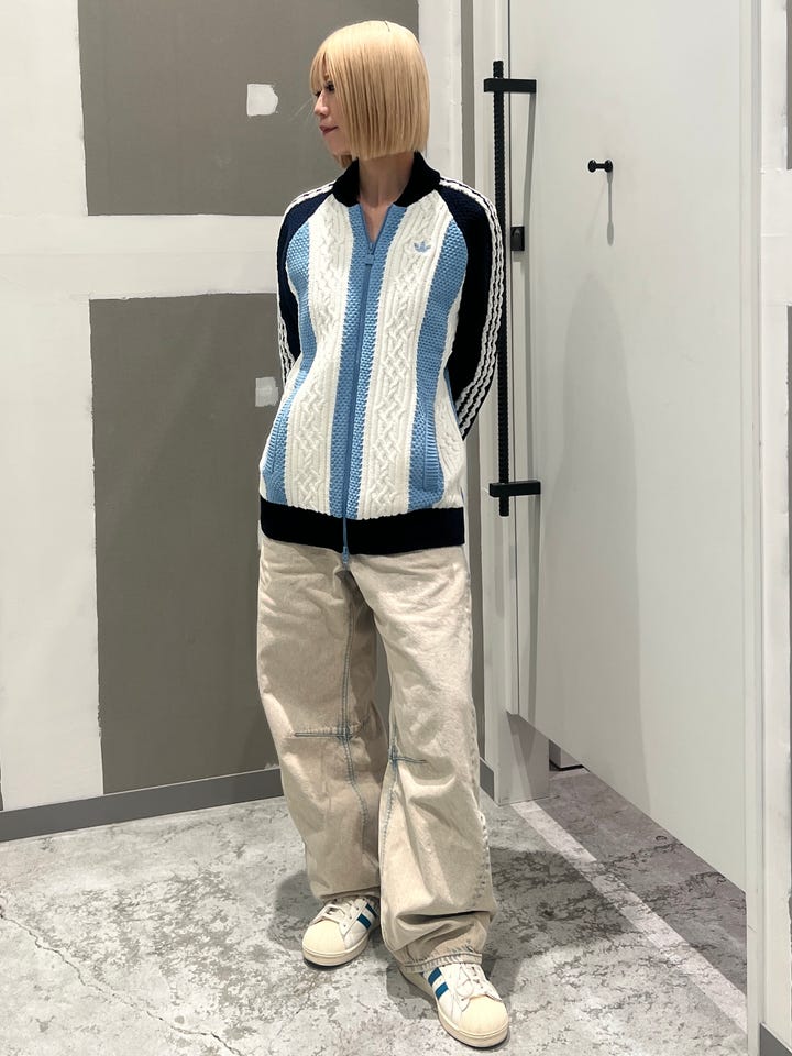 レディース アディカラー ホリデー ニット セーター ブラック