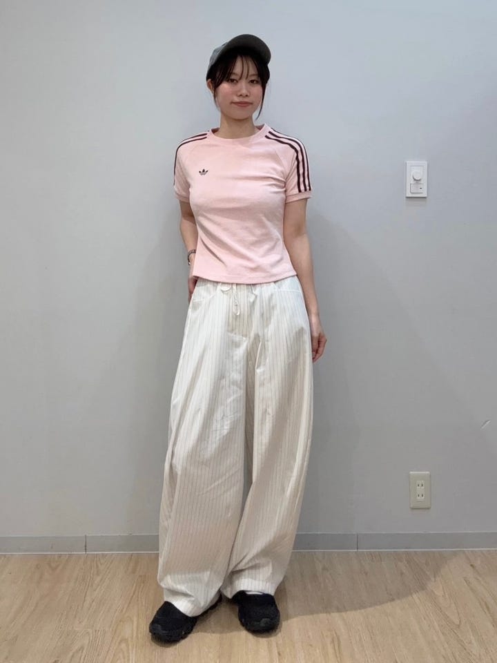 レディース アディカラー ベロア トラックパンツ ブラック ｜すべての