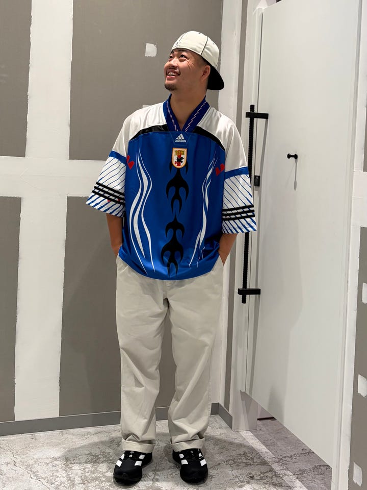 メンズ ブリングバック リミックス 日本 ジャージ パワーブルー
