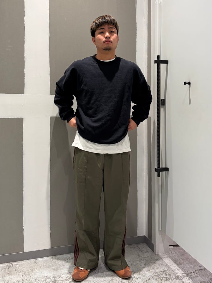 メンズ ブリットコア トラックパンツ オリーブストレータ｜すべての