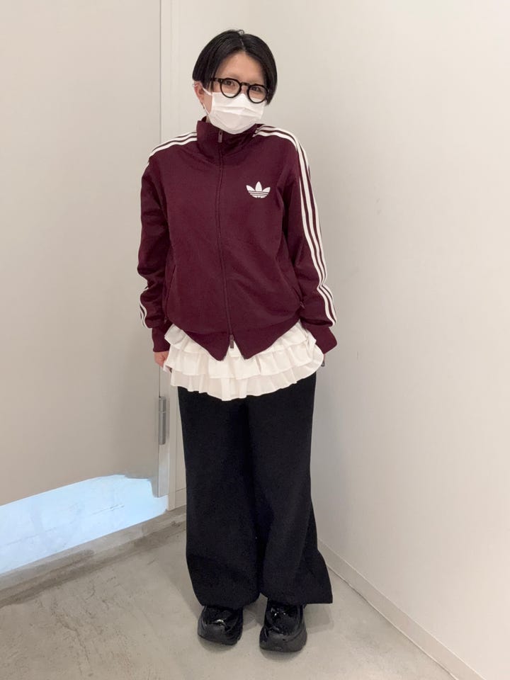 レディース アディカラー ファイヤーバード ルーズ トラックトップ