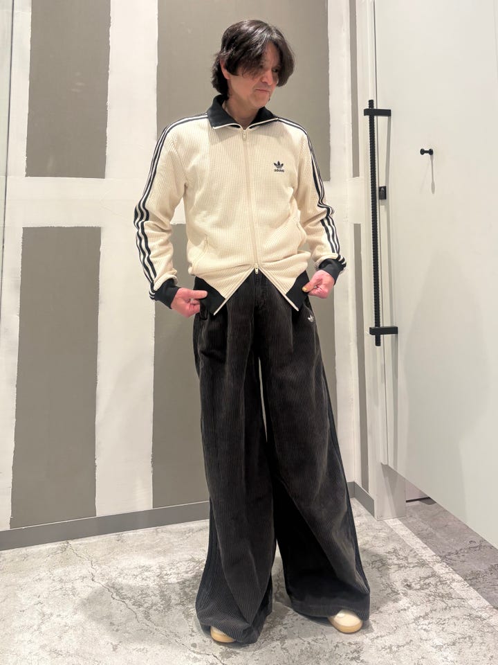 アディカラー ワッフル クラシック トラックトップ ワンダーホワイト