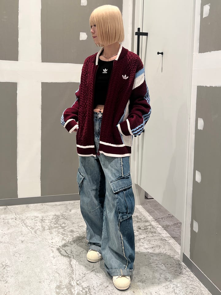 80s プレミアム エンボス加工 スリーストライプス トラックトップ