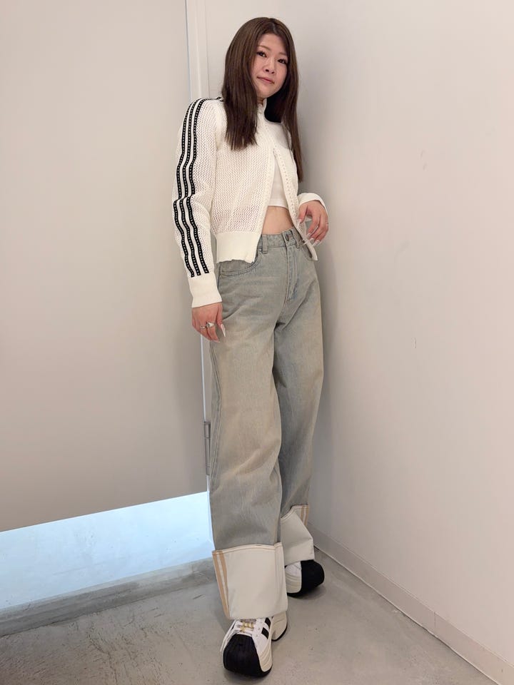 レディース アディカラー クラシックス スリーストライプス ハイネック