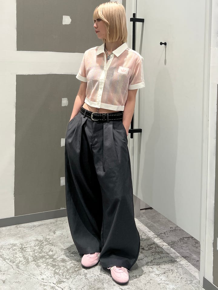 レディース Adilenium デニムカーゴパンツ ブラック｜すべての商品