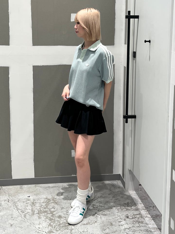 メンズ ワッフル ニット ポロシャツ ワンダーセージ ｜すべての商品