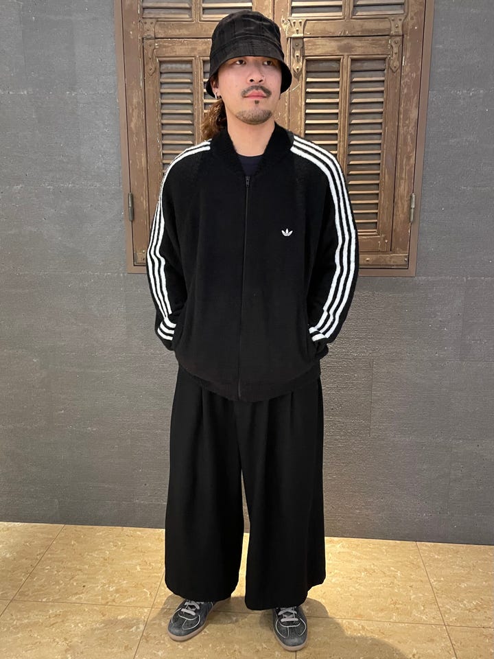 アディカラー SST ニット トラックトップ ブラック ｜すべての商品