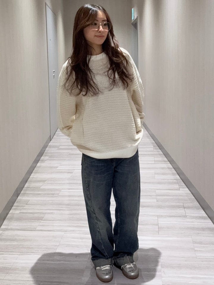 レディース アスレチック デプト ニットセーター プリラブドブラウン