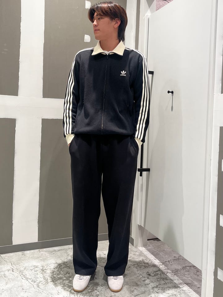 アディカラー ワッフル クラシック トラックトップ ブラック