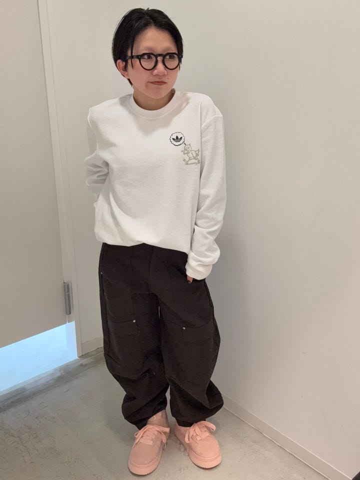 レディース アディルナ デニム FB レーシング パンツ ブラック