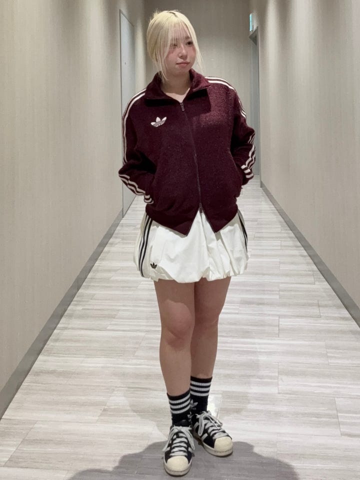 レディース ルーズ トラックスーツパンツ ダークブルー ｜アパレル