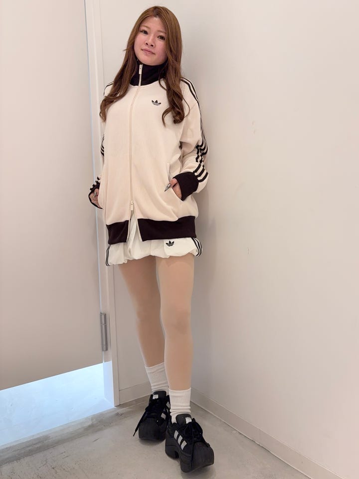 ユニセックス アディカラー ファイヤーバード ニット トラックトップ