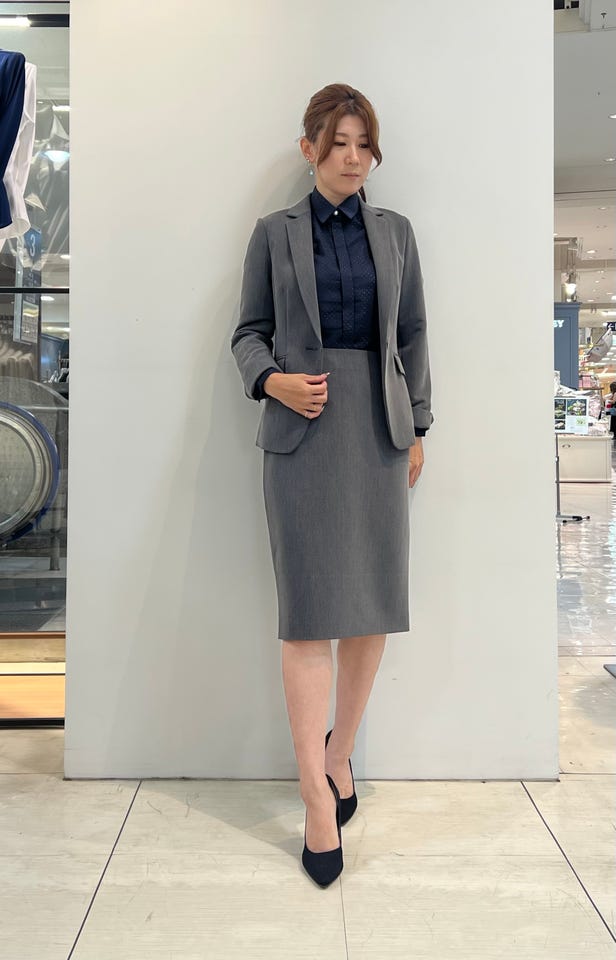 NARACAMICIE】【セットアップスーツ対応】レーススカート(1(M)9号