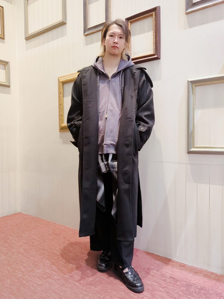 ドロー/DRAW テックメルトン ビックシルエット シングルコート(M 04