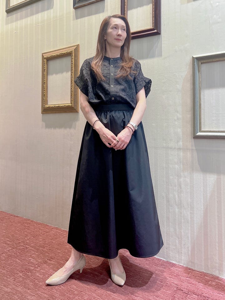 3ピース⭐︎美品m.f editorial ネイビーPlatinum セットアップ m.f.editorial Ladies'(エムエフエディトリアル レディース