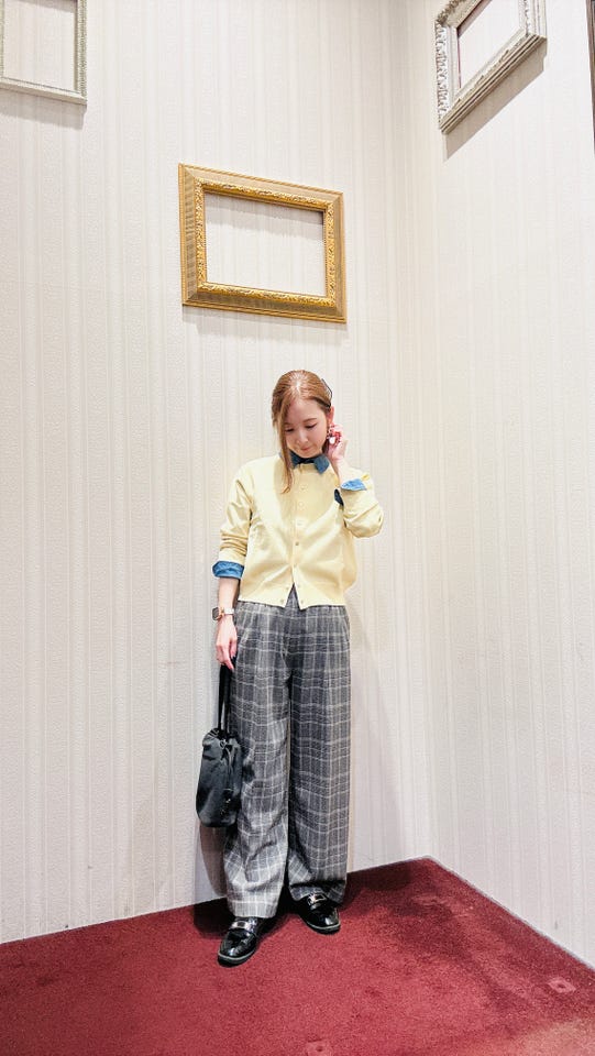 ストレッチ 両面起毛 ツータック ワイドパンツ(M 03ライトグレー