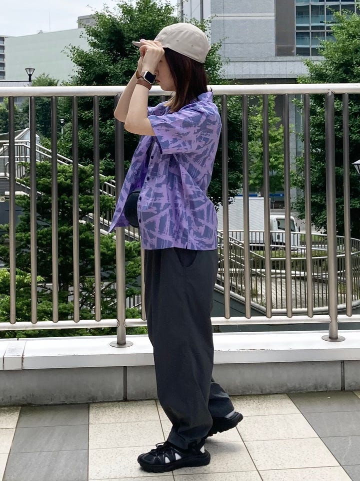 🪇柄シャツフェスコーディネート🪇｜コロンビア トナリエつくば