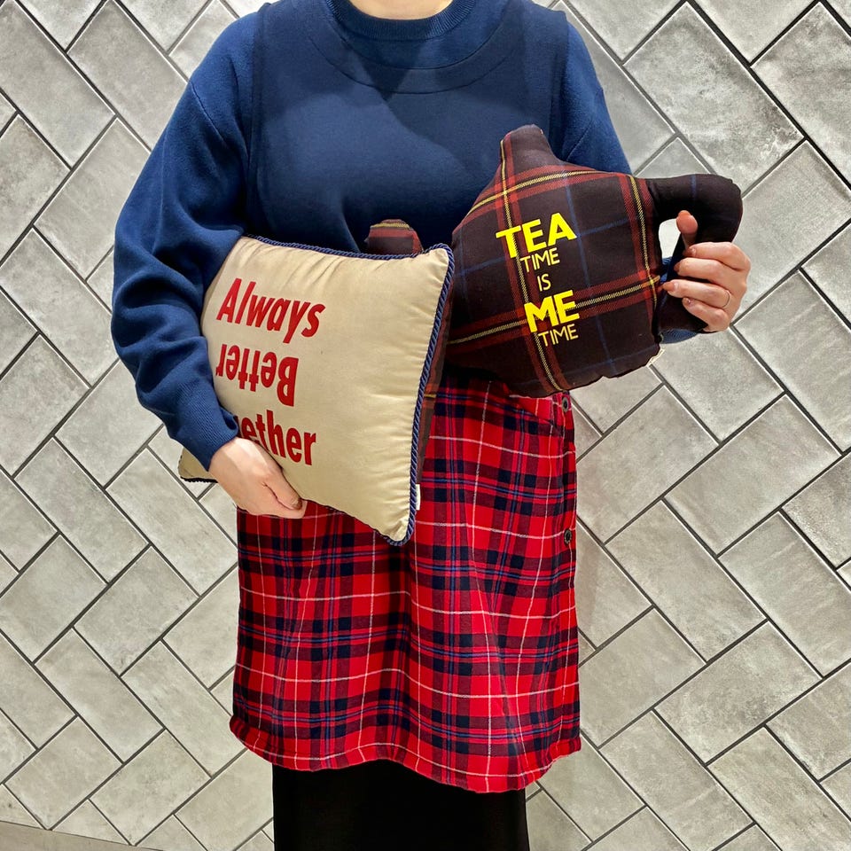 綿麻エプロン/Afternoon Tea Original Tartans | アフタヌーンティー