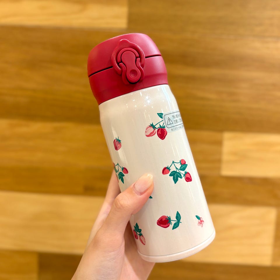 ストロベリーワンタッチボトル 350ml/サーモス | アフタヌーンティー