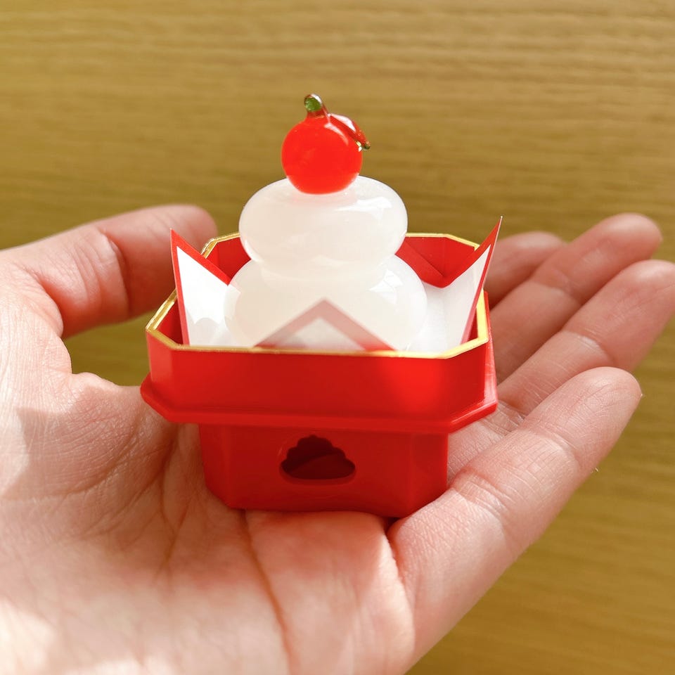 ガラス製ミニ鏡餅 | アフタヌーンティー公式通販サイト