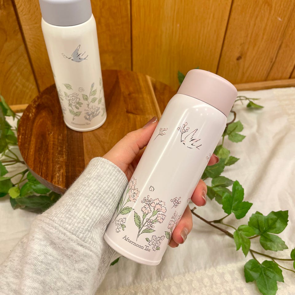 シームレススリムボトル 180ml フラワーアート | アフタヌーンティー