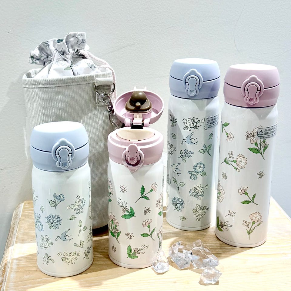 フラワーアートワンタッチボトル 500ml/サーモス | アフタヌーンティー