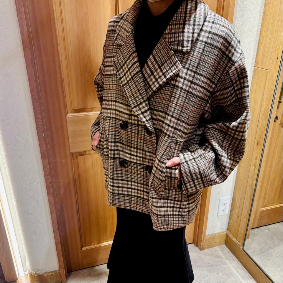 チェックシャギーPコート | アフタヌーンティー公式通販サイト