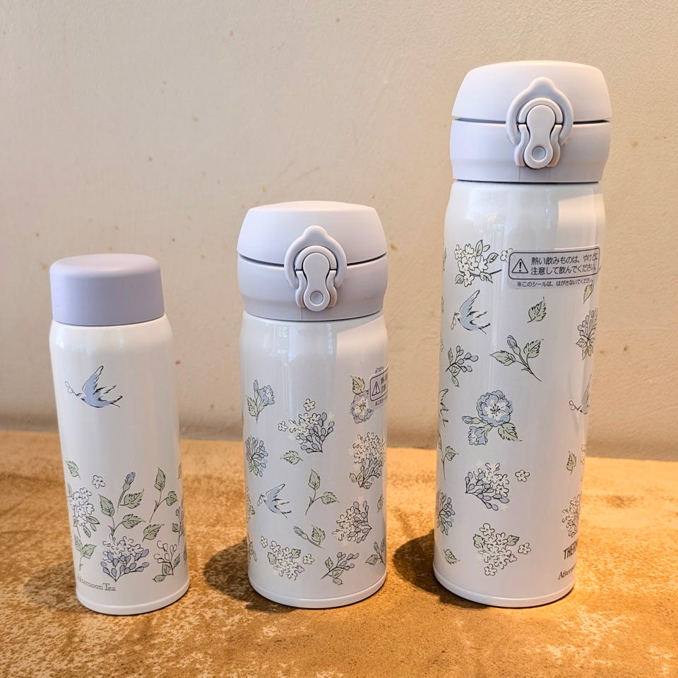 ワンタッチボトル 350ml フラワーアート/サーモス | アフタヌーン