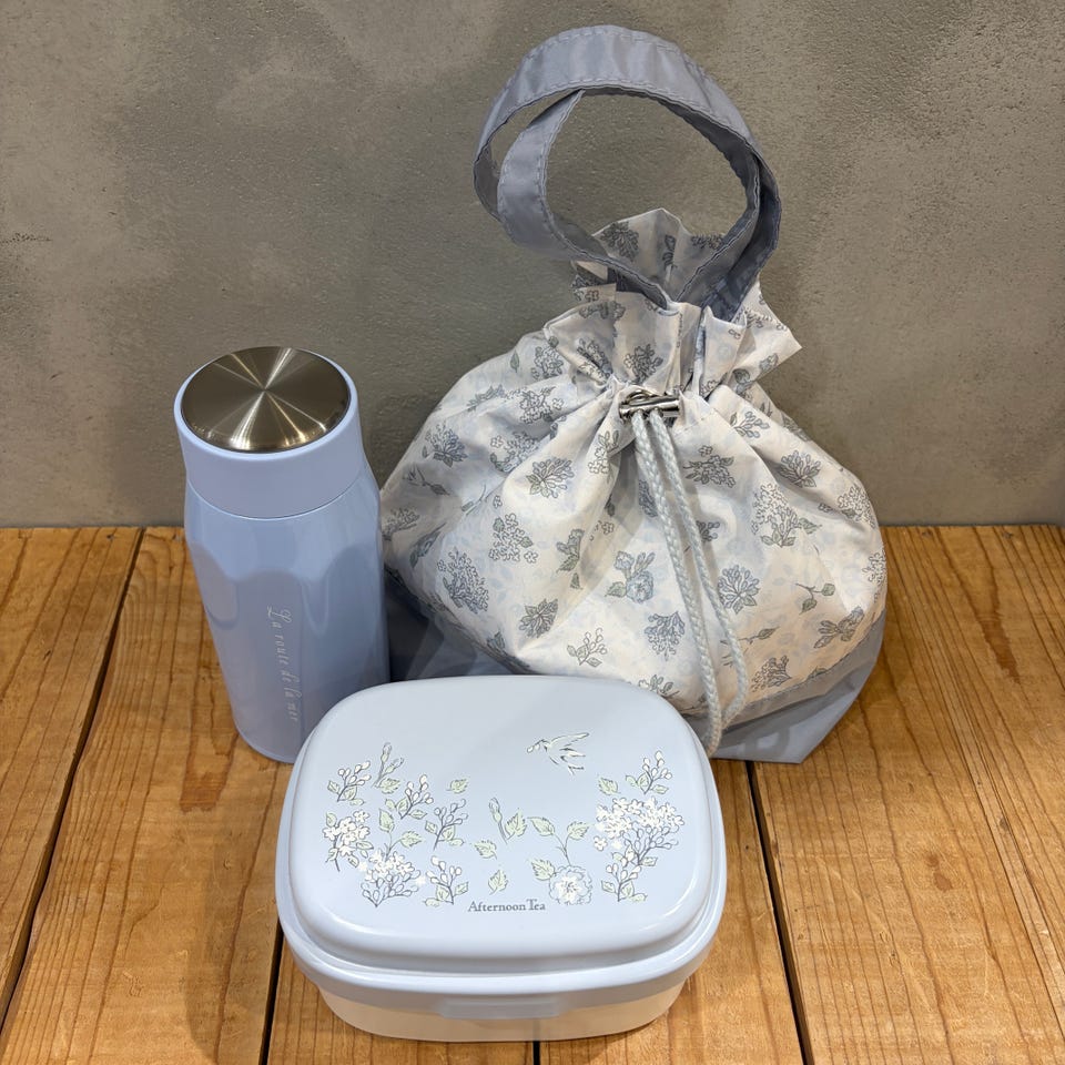 2WAY 食洗機対応 抗菌】ランチボックス フラワーアート | アフタヌーン