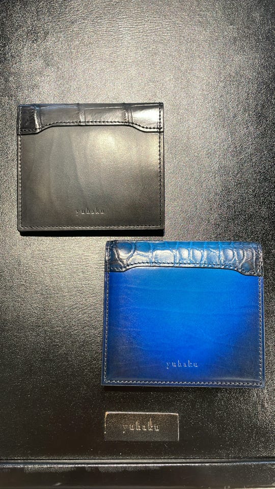 美しい色彩の革財布、革製品通販｜yuhaku online shop