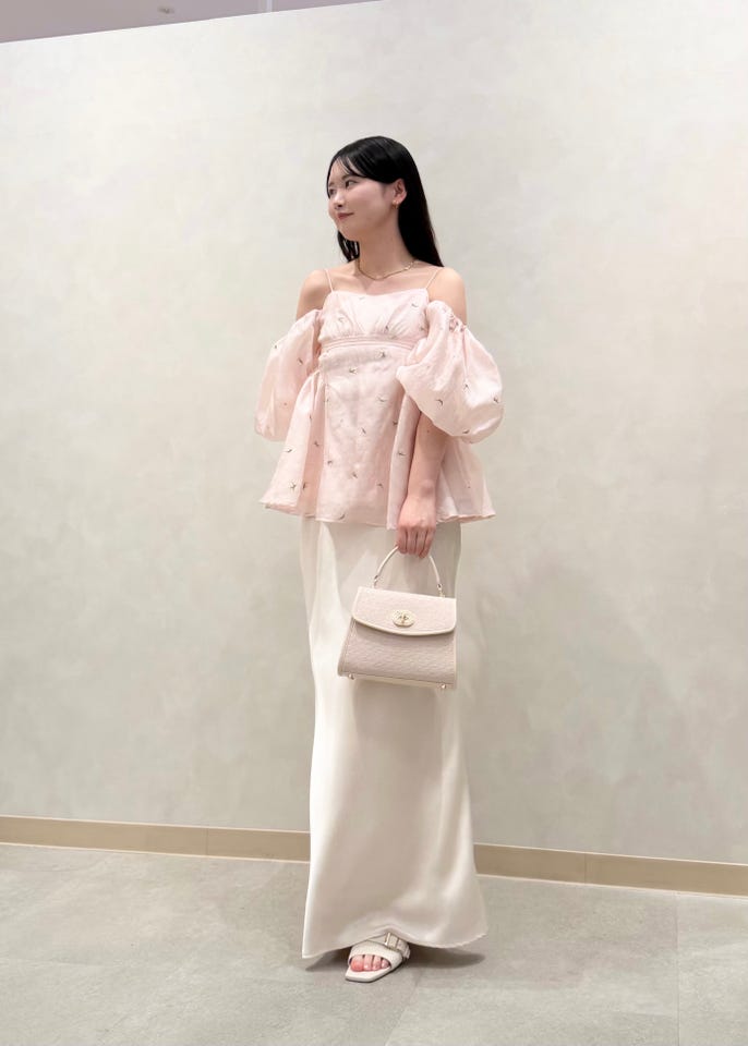 h.の【Tulip Collection】3WAY ギャザーペプラムトップスの投稿 RANDA♡チューリップピンクサイズ1 3WAY ギャザーペプラムトップス