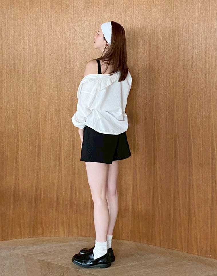 Cotton Wash Basicショートシャツ