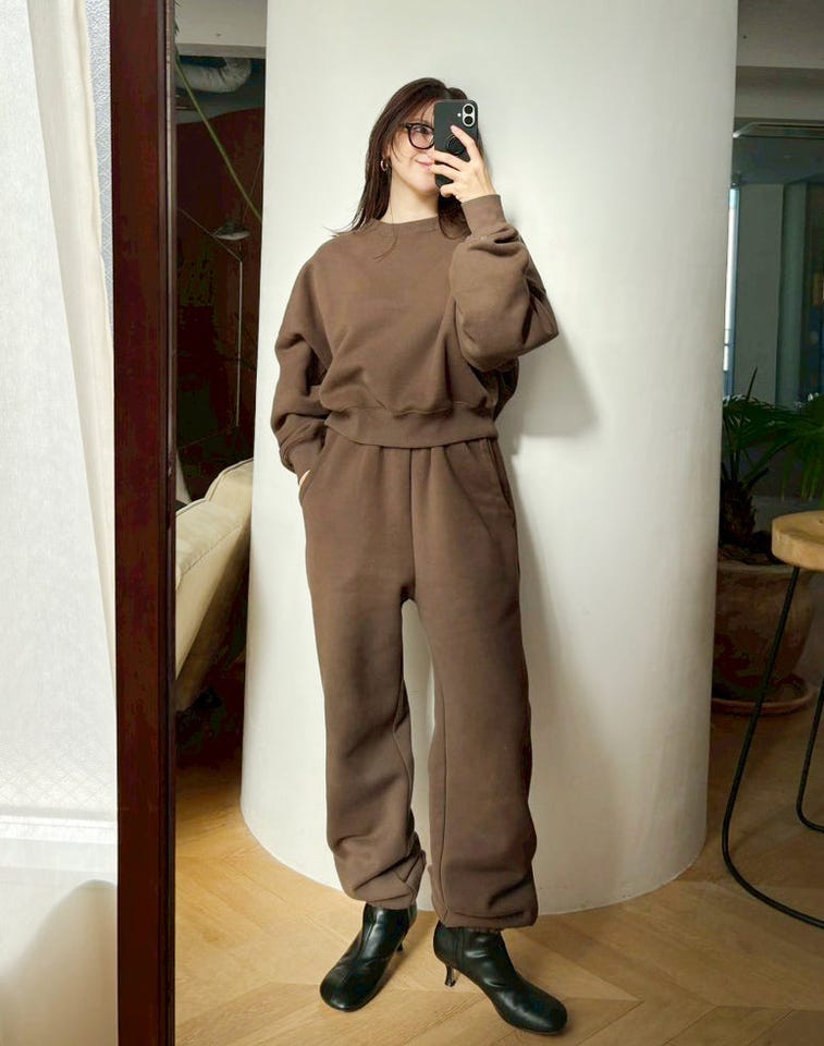 Volume Sweat ウエストギャザーパンツ Volume Sweat ウエストギャザーパンツ