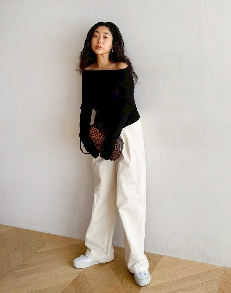 ハラコレザーLONG HANDLE BAG