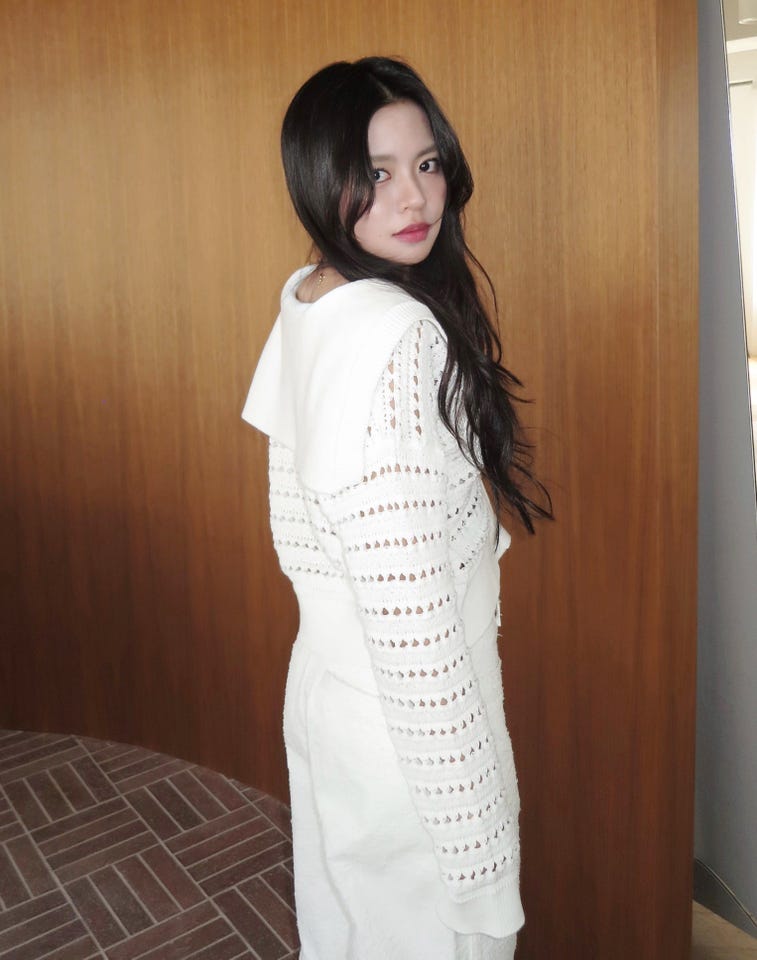 セーラーcollar Knit Zipカーディガン